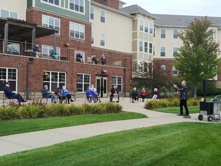Outdoor Concerts at Arbor Lakes Senior Living